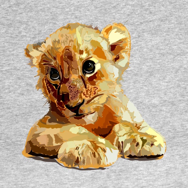 Cute baby lion by Impression Style